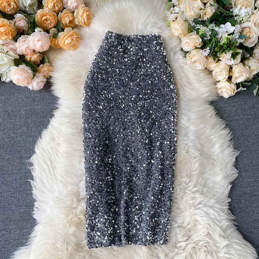 Gia Shiny Skirt