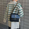 Bella Green Striped Sweater