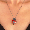 Lorven Roseheart Necklace