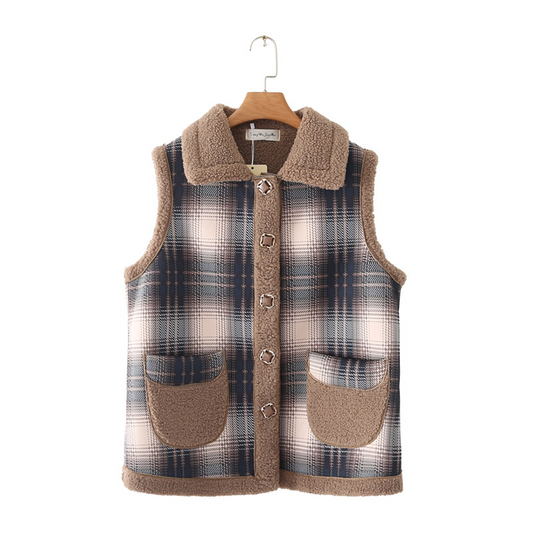 Navure Plaid Vest