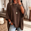 Maren Oversized Cape Knit Top