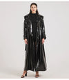 Faye Leather Trench Coat