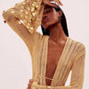 Elle Shinny Sequin Maxi Dress