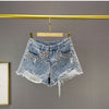 Vera Wide-Leg Denim Shorts