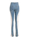 Kira Rise Mesh Skinny Jeans