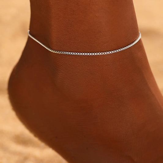 Elle Stainless Steel Anklet
