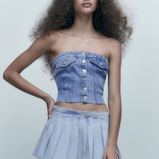 Juno Denim Corset