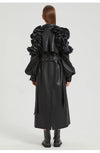 Hazel Long Ruffled Coat