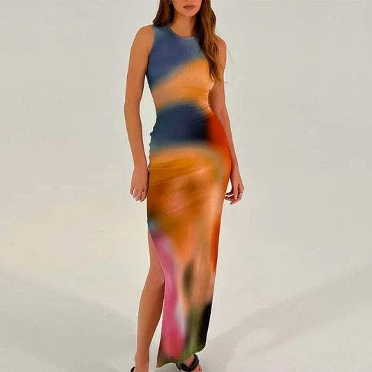 Nina Dye Midi Dress