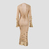 Elle Shinny Sequin Maxi Dress
