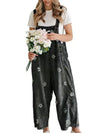 Poppy Floral Denim Overalls
