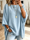 Maren Oversized Cape Knit Top