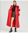 Hazel Long Ruffled Coat