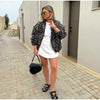 Talia Leopard Retro Jacket