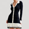 Diana Bow Knit Mini Dress