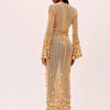 Elle Shinny Sequin Maxi Dress