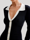 Diana Bow Knit Mini Dress