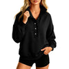 Sylvie Button Ruffle Pullover