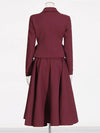 Luna Burgundy Two Piece Set