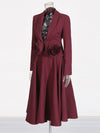 Luna Burgundy Two Piece Set