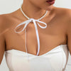 Mira Pearl Beaded Choker