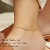 Rhea Steel Anklet Chain