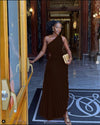 Gia Shoulder Pleated Dress