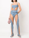 Kira Rise Mesh Skinny Jeans