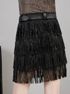 Diana Rhinestone Tassel Skirt