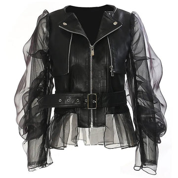 Nina Faux Leather Jacket