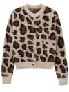 Hazel Pattern Fur Sweater