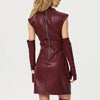 Kira Leather Mini Dress