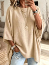Maren Oversized Cape Knit Top