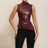 Faye Leather Top