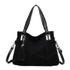 Faye Suede Handbag