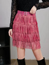 Diana Rhinestone Tassel Skirt