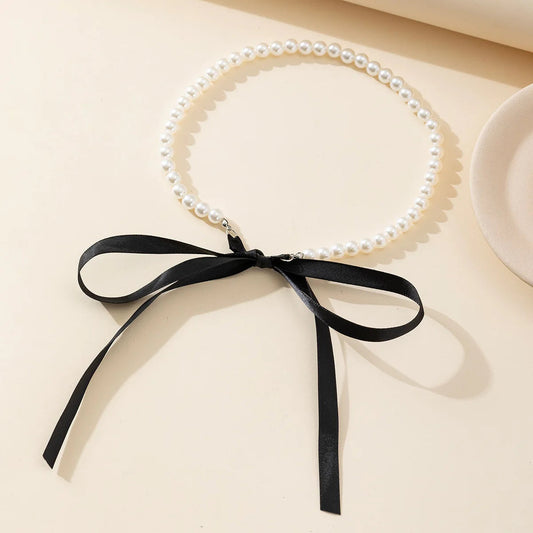Mira Pearl Beaded Choker