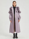 Hazel Long Ruffled Coat