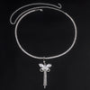 Olive Rhinestone Butterfly Body Chain