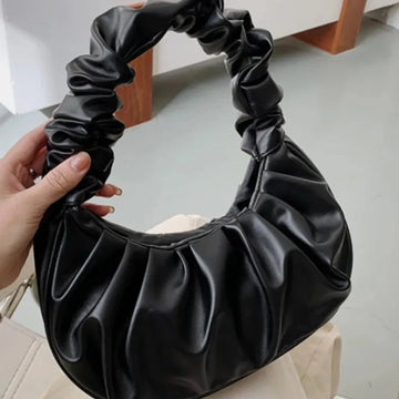 Rhea Pleated Handbag