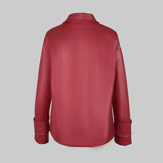 Talia Faux Leather Jacket