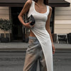 Faye Asymmetric Long Top