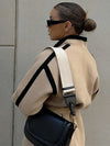 Rhea Contrast Woolen Coat
