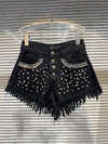 Faye Rhinestone Full Diamonds Shorts
