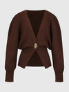 Nina Single Button Sweater