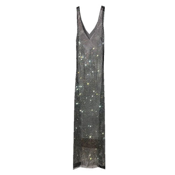 Rhea V-neck Sparkling Dress