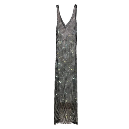 Rhea V-neck Sparkling Dress