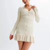 Diana Bow Knit Mini Dress