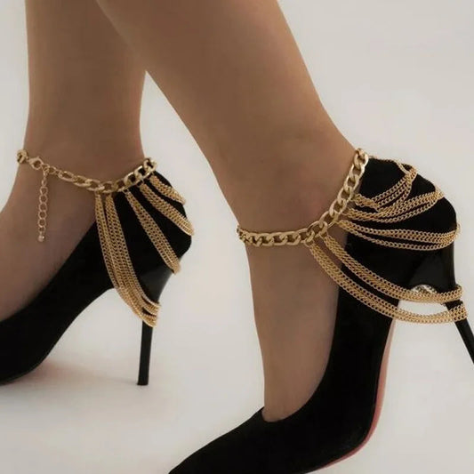 Gia Alloy Ankle Chain