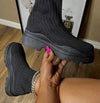 Cleo Knitted Ankle Boots